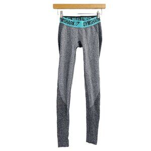 Gymshark Flex Gray Low Rise Leggings Womens Size XXS Athletic Activewear Gym